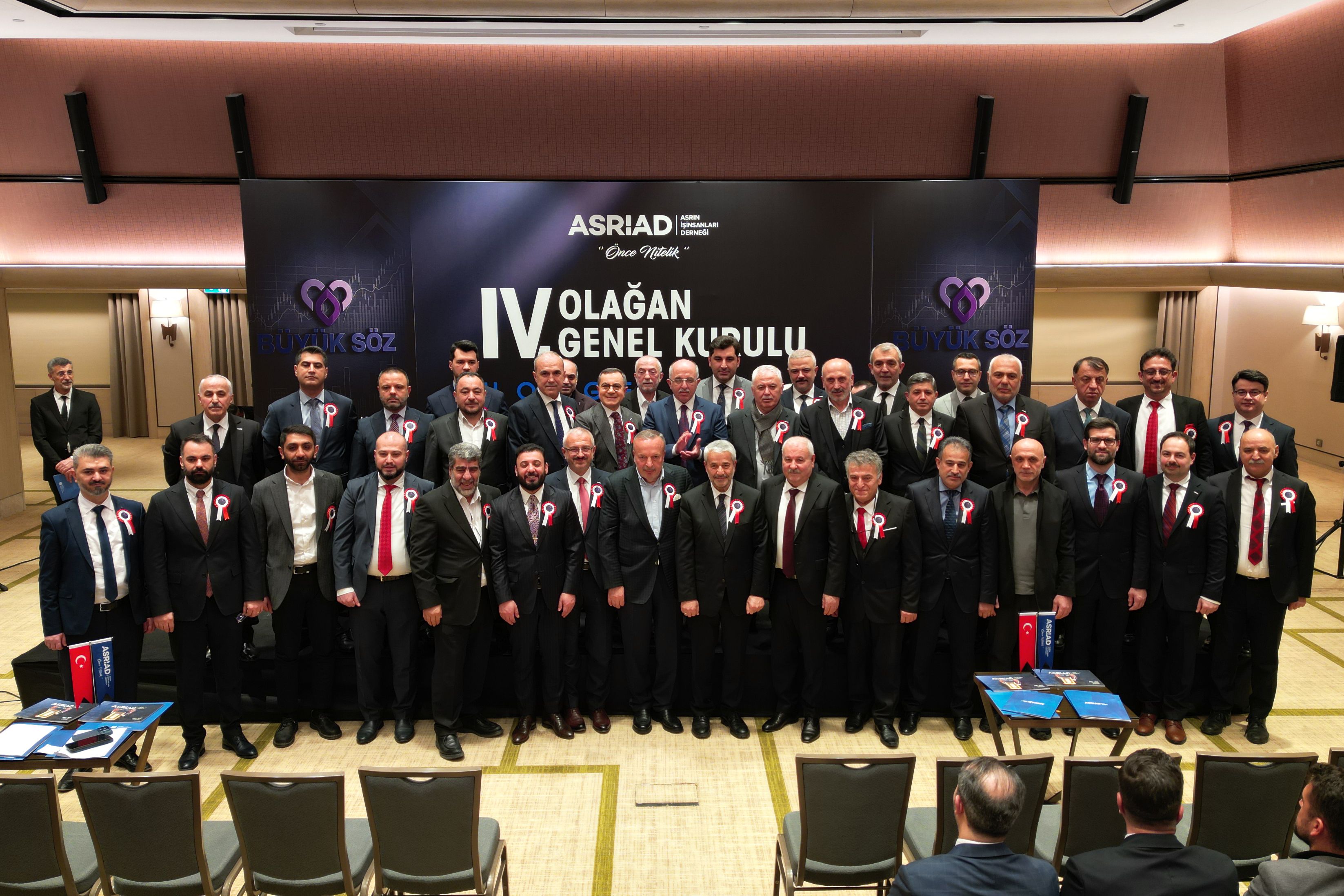 ASRİAD 4. Olağan Genel Kurulu’nda İbrahim Cemil Yıldız güven tazeledi