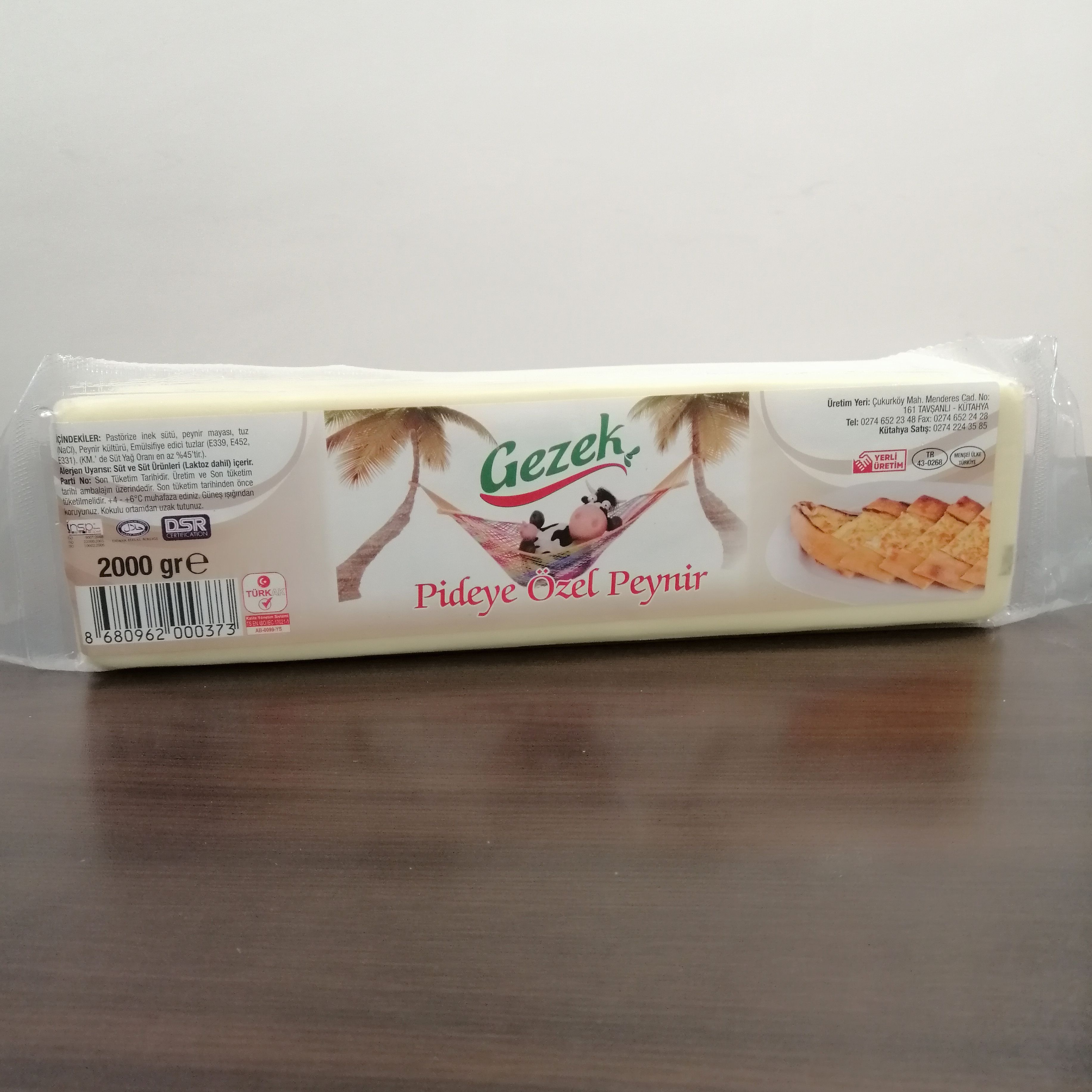 GEZEK KAŞAR 2000 GR PİDELİK