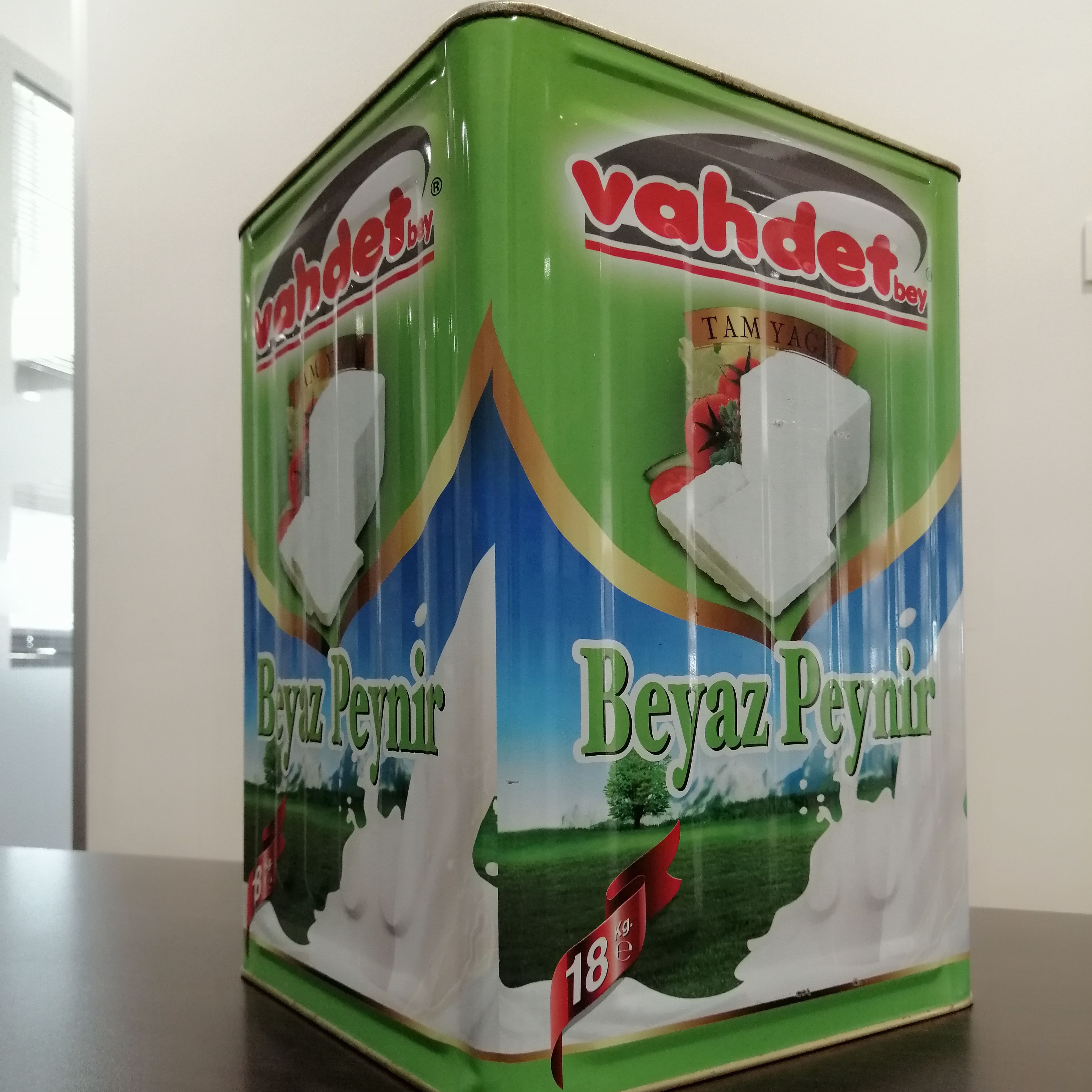 TAM YAĞLI TAZE PEYNİR  18 KG TENEKE