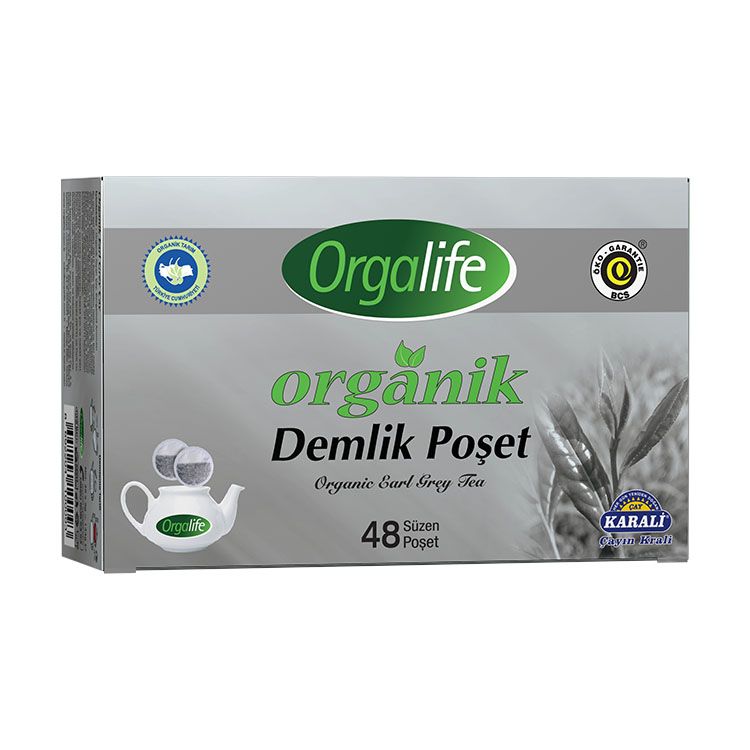 Orgalife Earl Grey Demlik Poşet Siyah Çay (48x3 Gr)