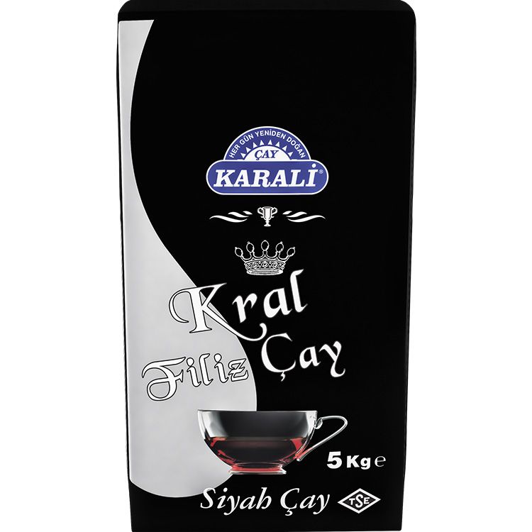 Karali Kral Filiz Siyah Çay (5 Kg)