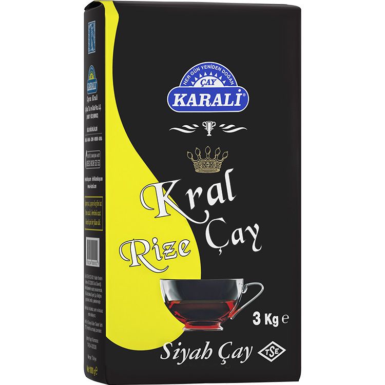 Karali Kral Rize Siyah Çay (3 Kg)