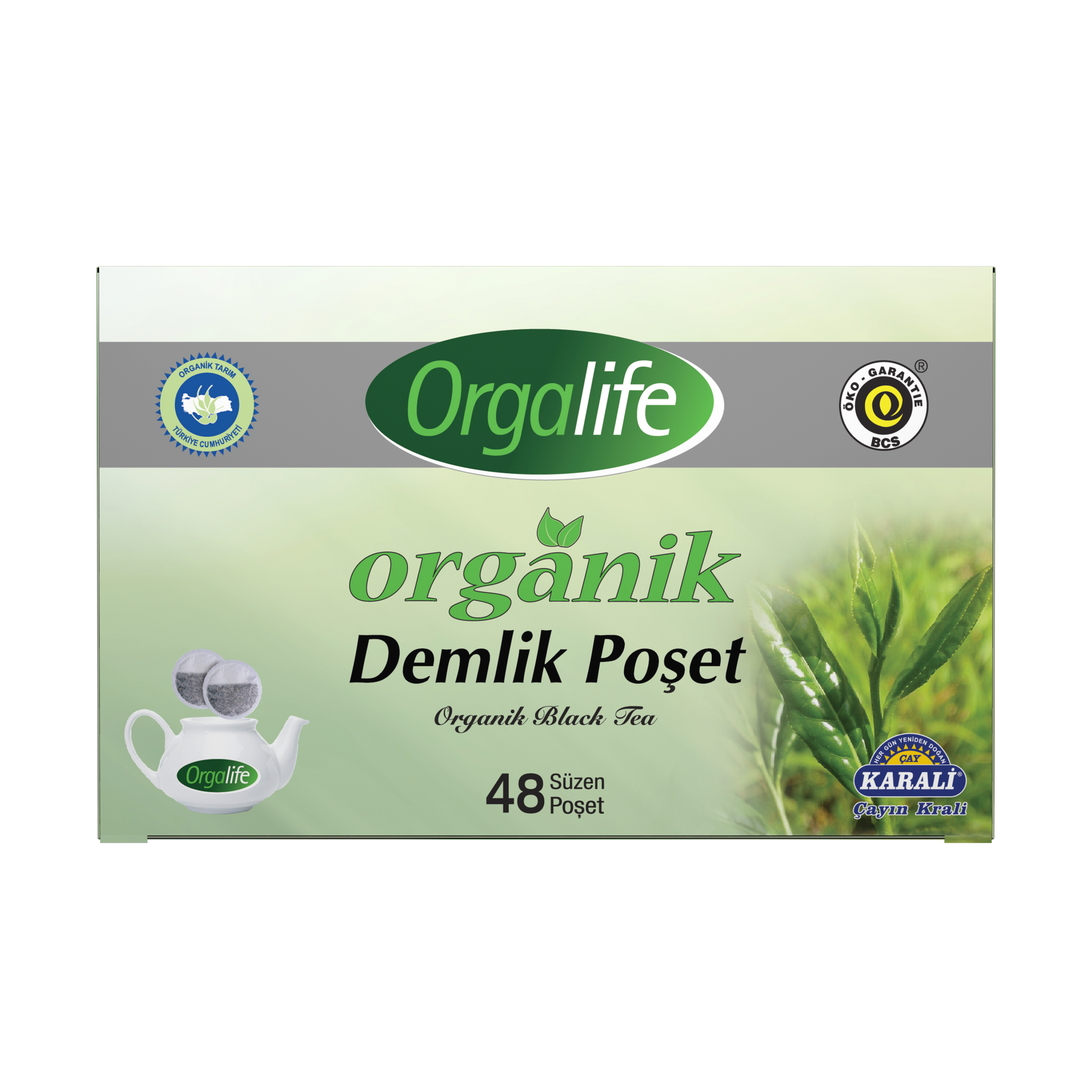 Orgalife Demlik Poşet Siyah Çay (48x3 Gr)