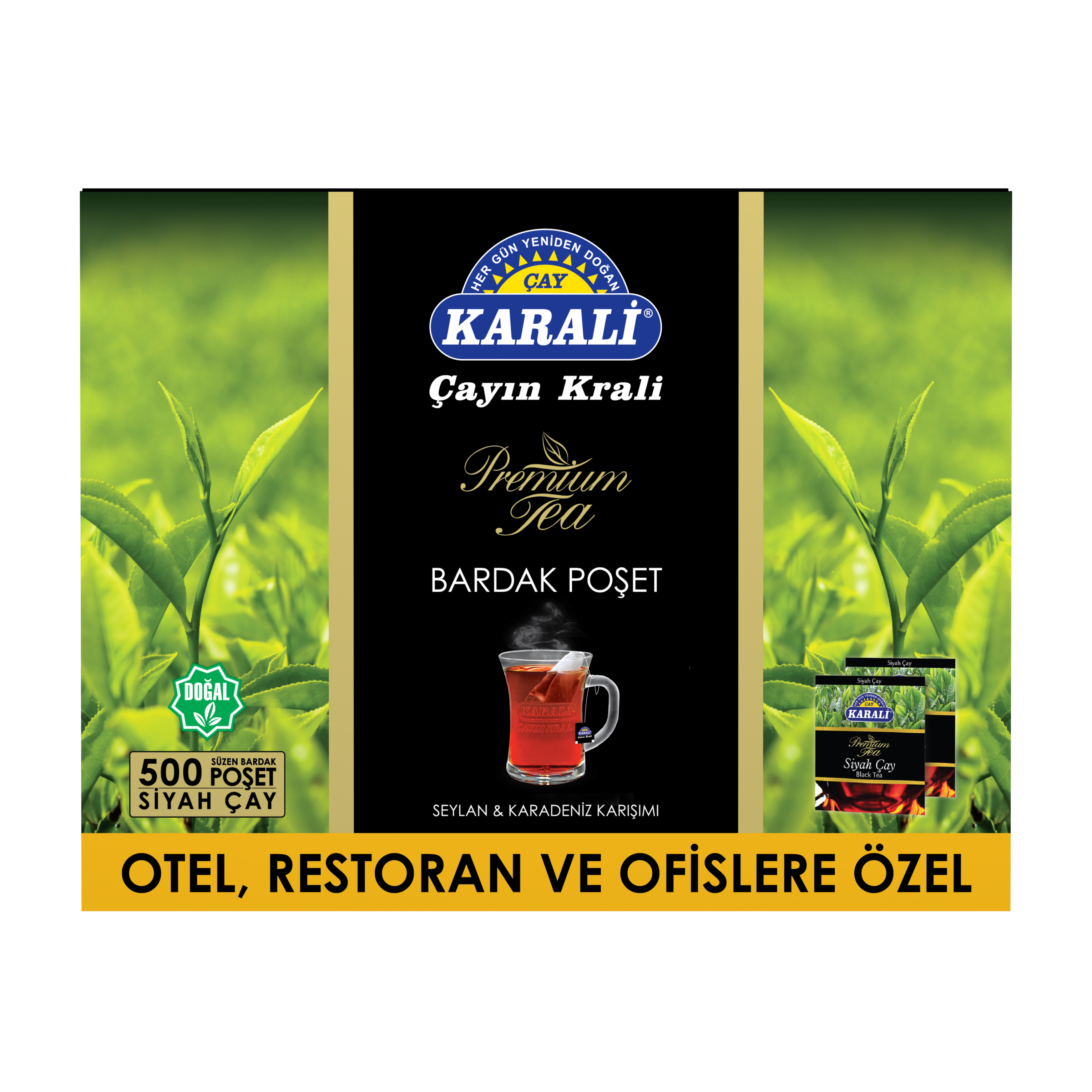 Karali Premium Bardak Poşet Siyah Çay (500x2 GR)