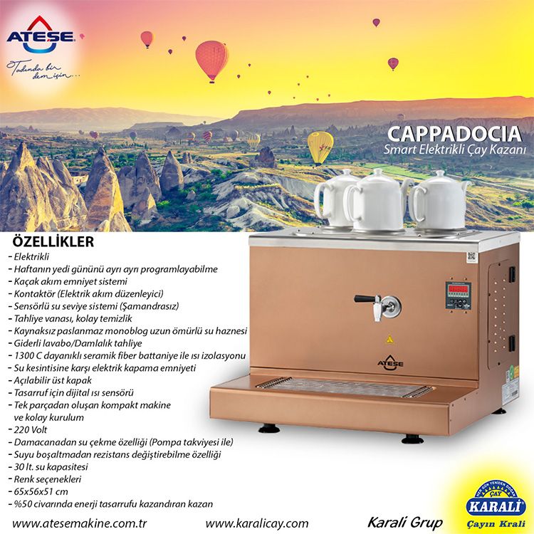 Cappadocia Smart Elektrikli Çay Makinesi