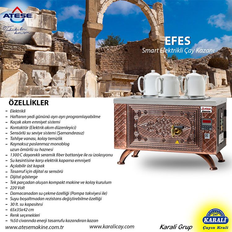 Efes Smart Elektrikli Çay Makinesi