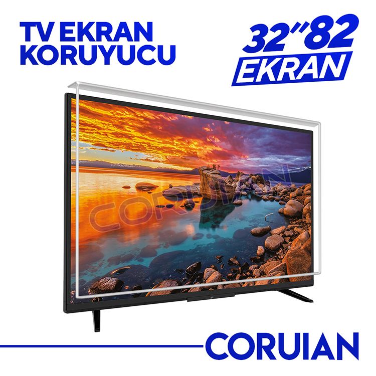 Coruıan 32" 82 Ekran Tv Ekran Koruyucu / Ekran Koruma Paneli