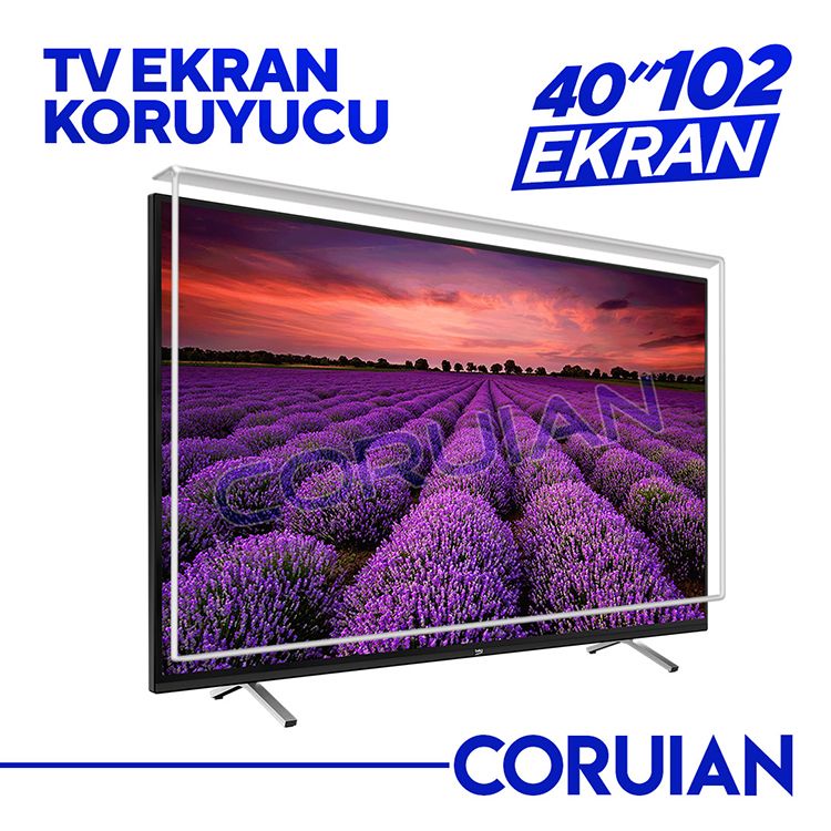 Coruıan 40" 102 Ekran Tv Ekran Koruyucu / Ekran Koruma Paneli