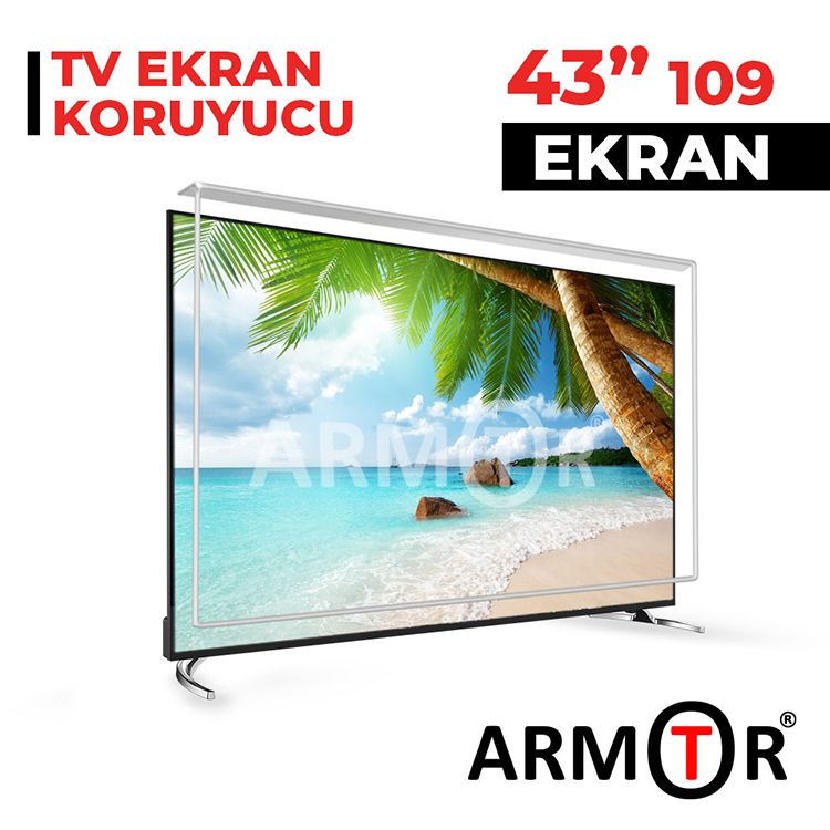 ARMOR 43" 109 Ekran TV Ekran Koruyucu -Ekran Koruma Paneli