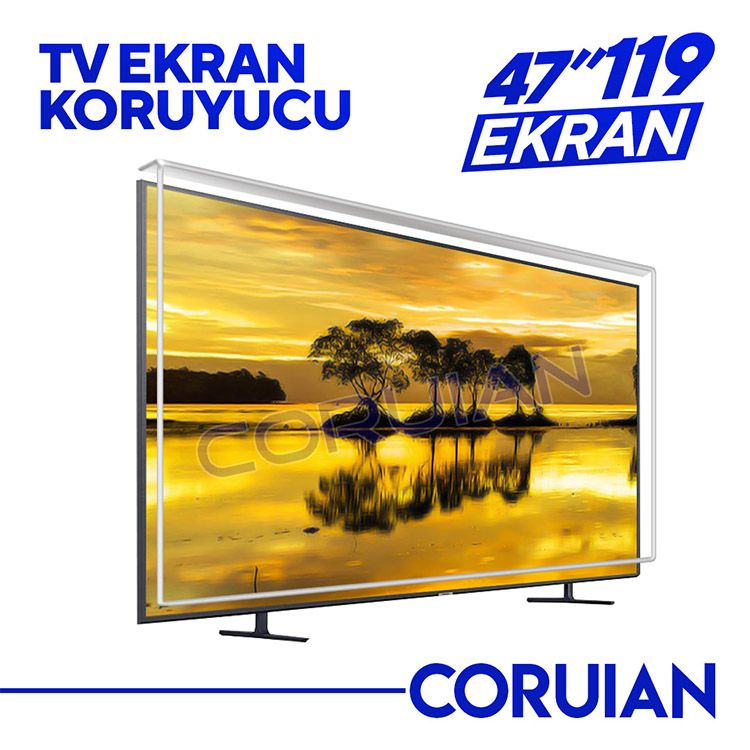 Coruıan 47" 119 Ekran Tv Ekran Koruyucu / Ekran Koruma Paneli
