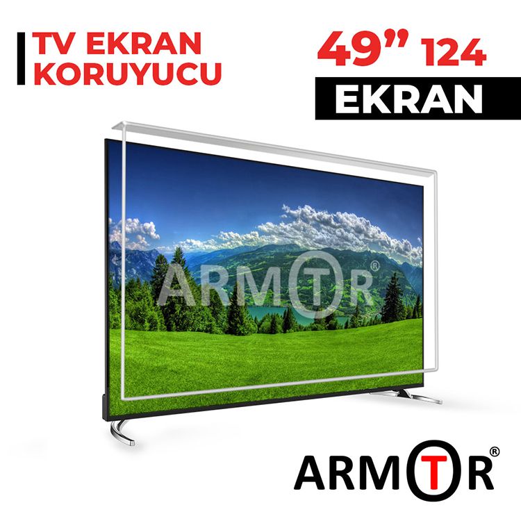 ARMOR 49" 124 Ekran TV Ekran Koruyucu-Ekran Koruma Paneli