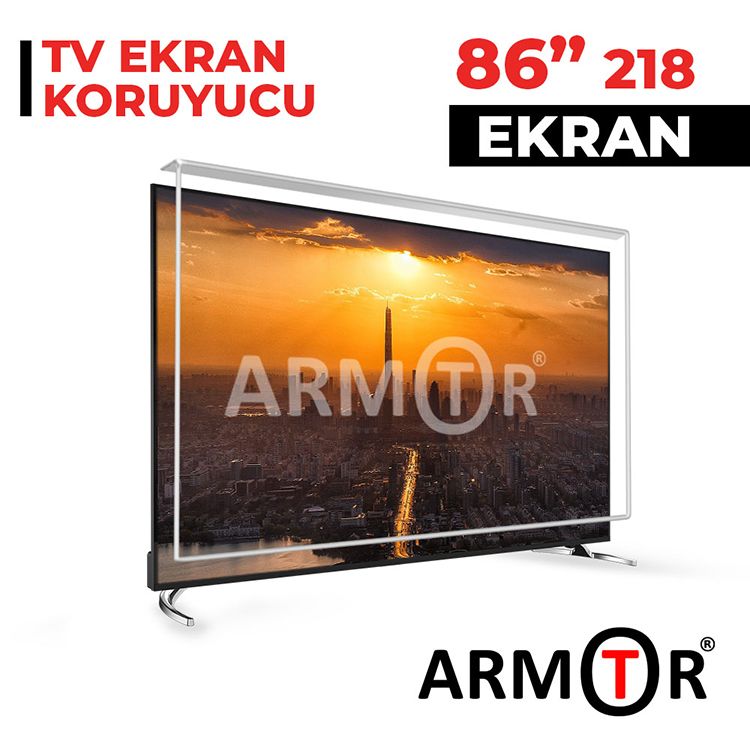 ARMOR 86" 218 Ekran TV Ekran Koruyucu-Ekran Koruma Paneli
