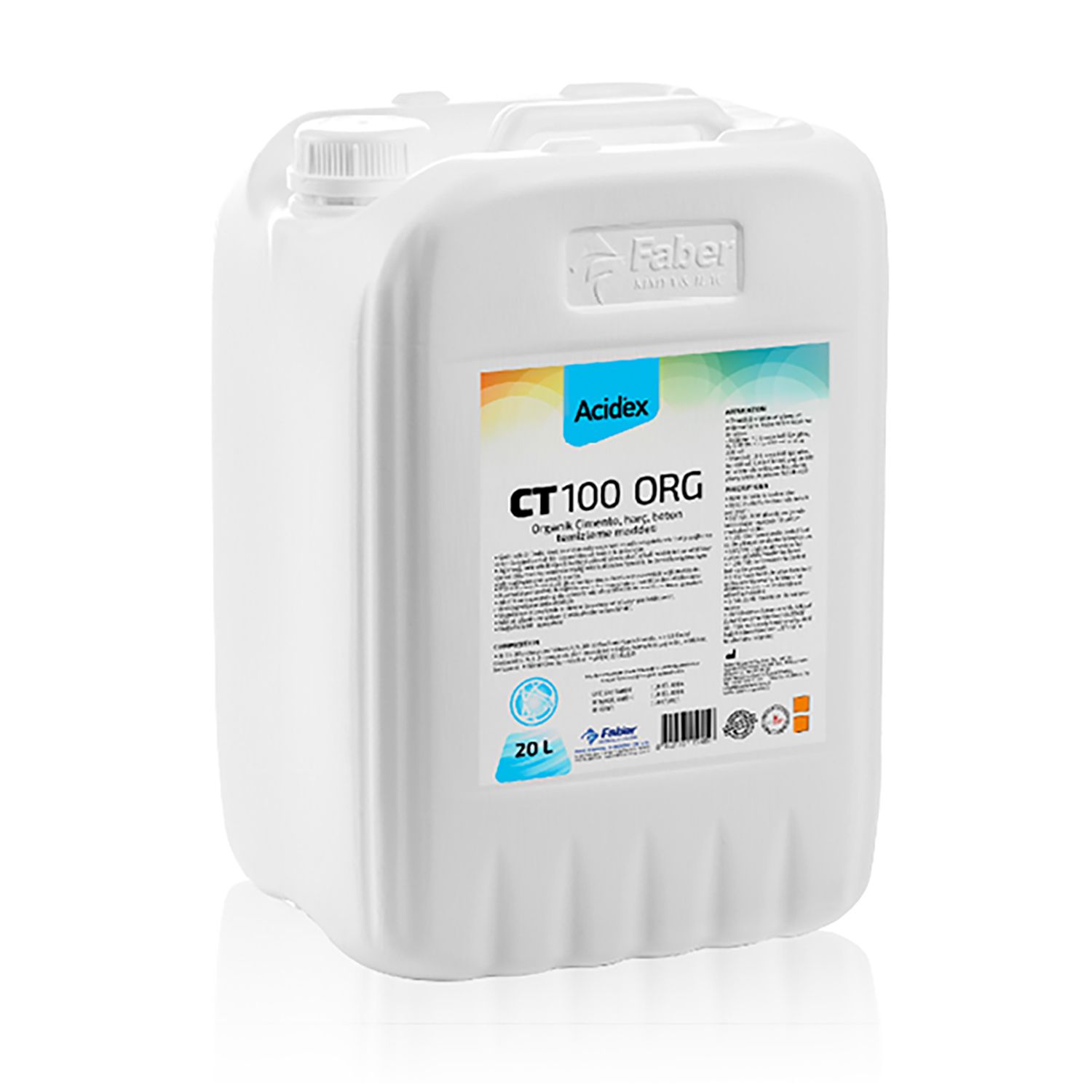 Acidex CT 100 Org Organik Asit İçeren Çimento, Harç, Beton Temizleme Maddesi
