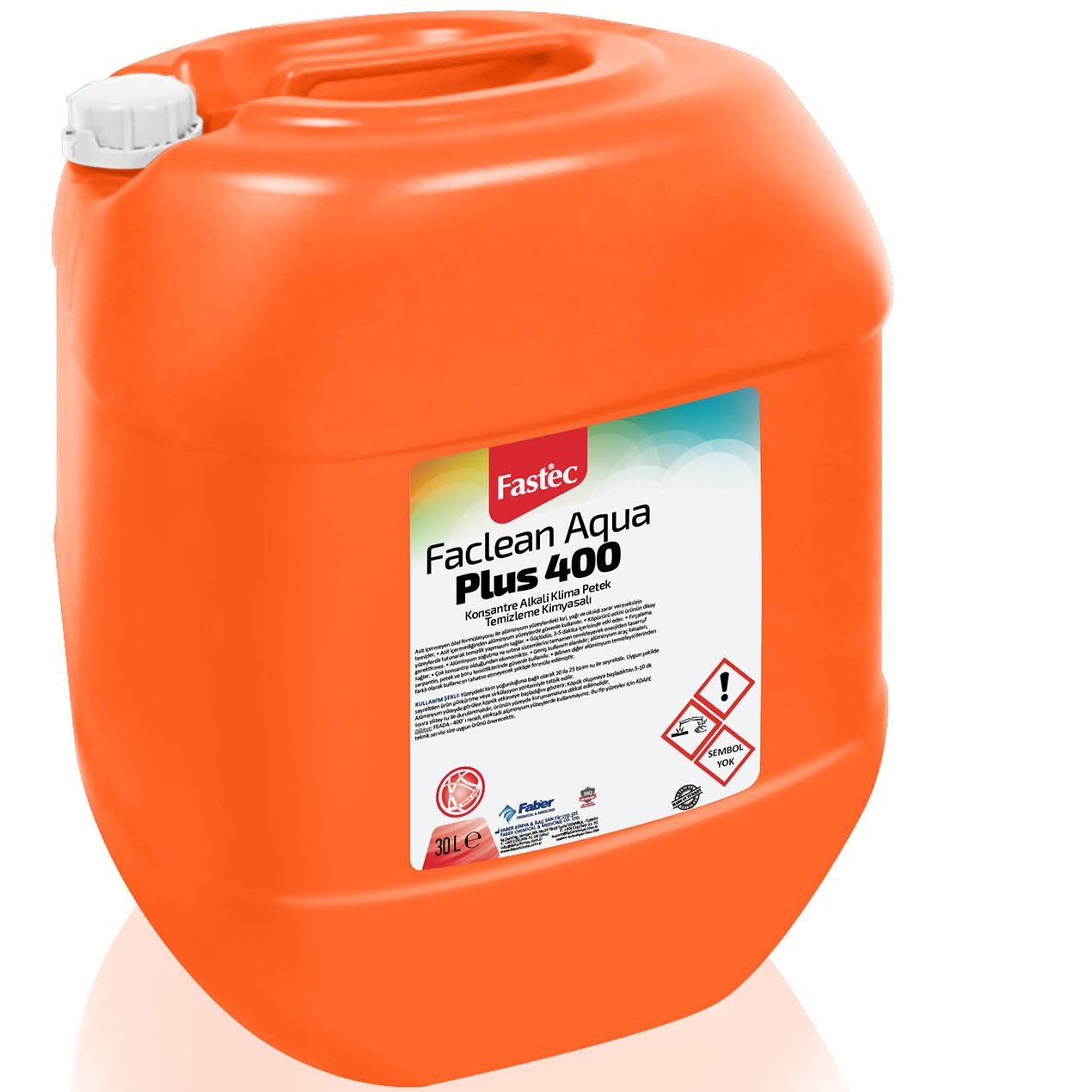 Fastec Faclean Aqua Plus 400 Konsantre Alkali Klima Petek Temizleme Kimyasalı