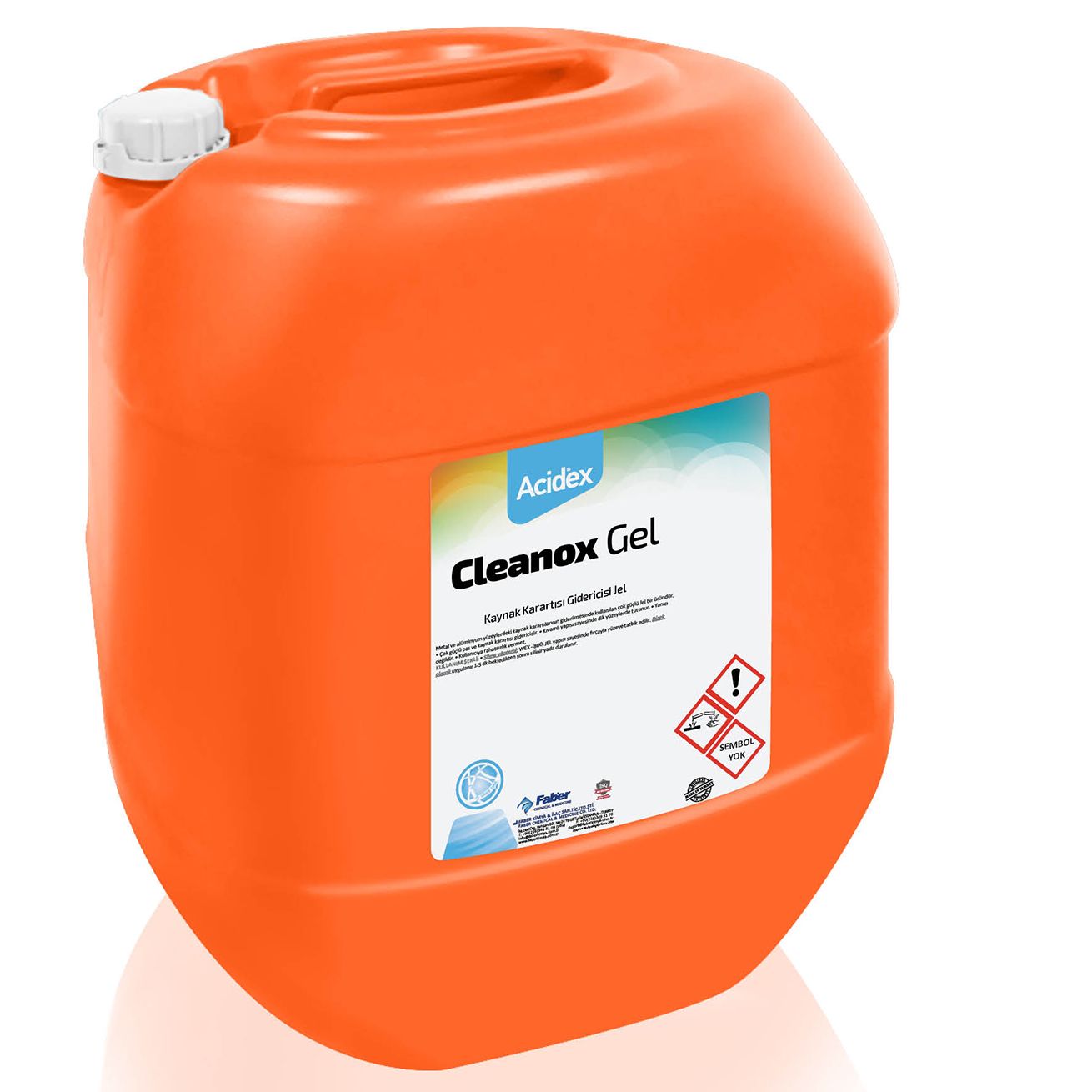 Acidex Cleanox Gel Kaynak Karartısı Gidericisi Jel