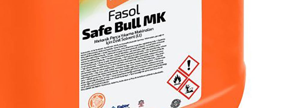 Fastec Fasol Safe Bull MK Mekanik Parça Yıkama Makinaları İçin Özel Solvent