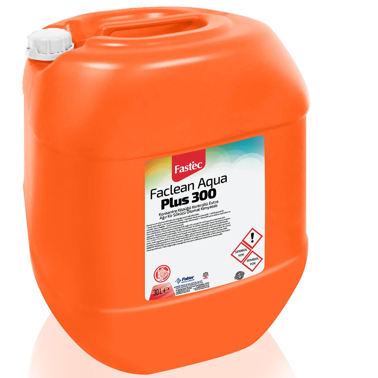 Fastec Faclean Aqua Plus 300 Konsantre Köpüğü Kontrollü Extra Ağır Kir Sökücü Otomat Kimyasalı