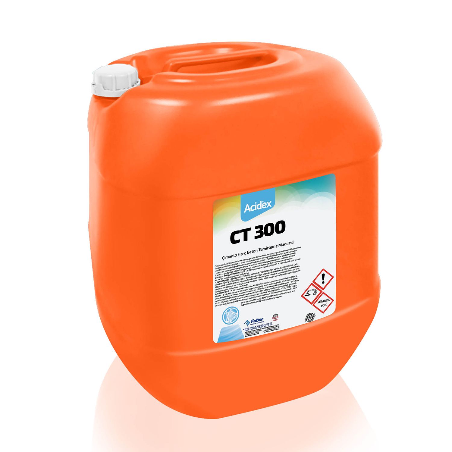 Acidex CT 300 Çimento Harç Beton Temizleme Maddesi