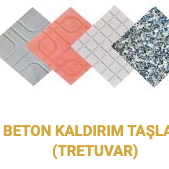 Beton Kaldırım Taşları (Tretuvar)