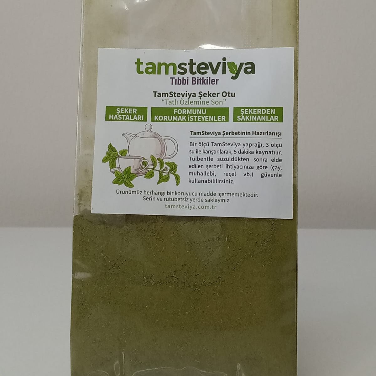 YEŞİL STEVİA TOZU (20GR.)
