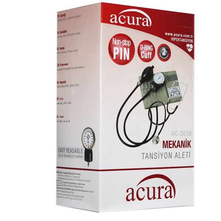 Acura Ac-303b Steteskoplu Koldan Tansiyon Ölçer 8698726750600