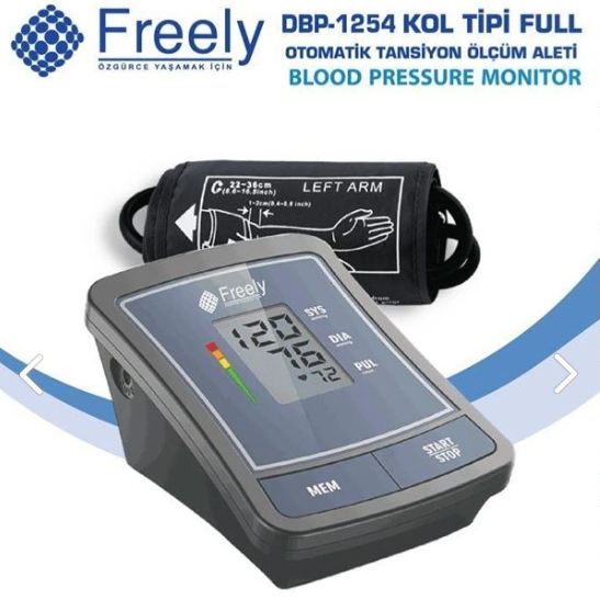 Freely Dbp-1254 Kol Tipi Digital Tansiyon Aleti 8699108714807