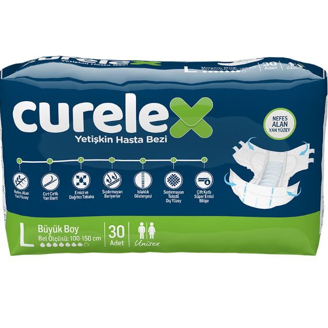 Hasta Bezi Curelex ( L ) Eko 30 Lu 8697405346806