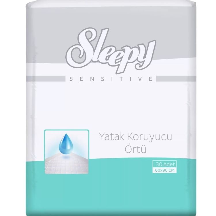 Sleepy Hasta Yatak Koruyucu 60-90Cm 30 Adet Tekli Pk 8681212061182