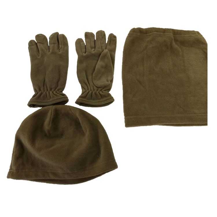 Mercantex Askeri Polar Bere Boyunluk Eldiven Seti 3lü Nano