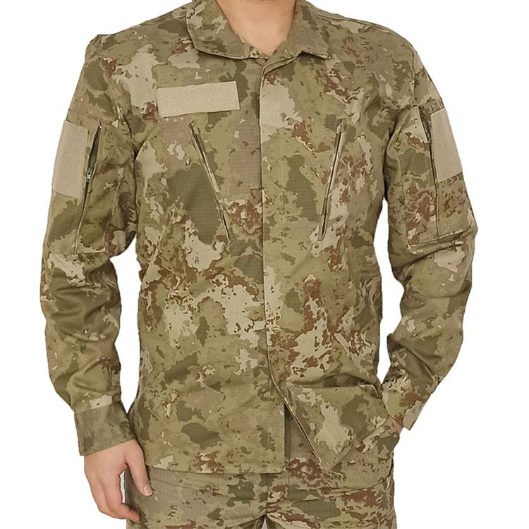 Mercantex Yeni Model Kara Kuvvetleri Askeri Kamuflaj Gömlek