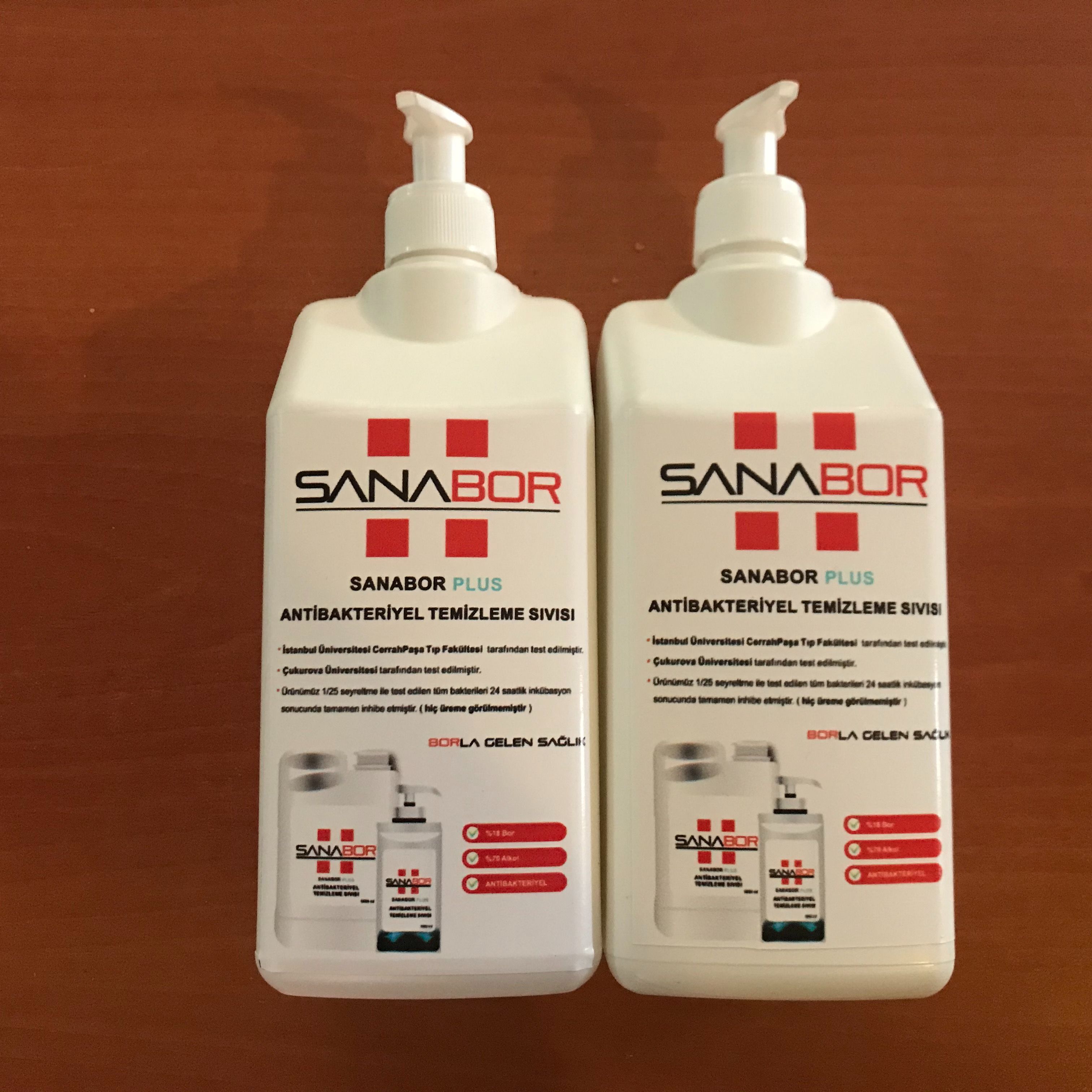 SANABOR ANTİBAKTERİYEL TEMİZLEME SIVISI
