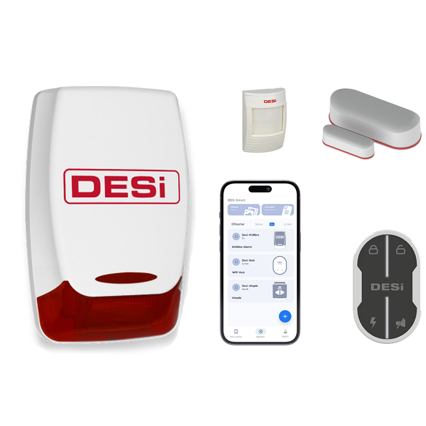DESi Midline Smart Plus Akıllı Alarm Sistemi 
